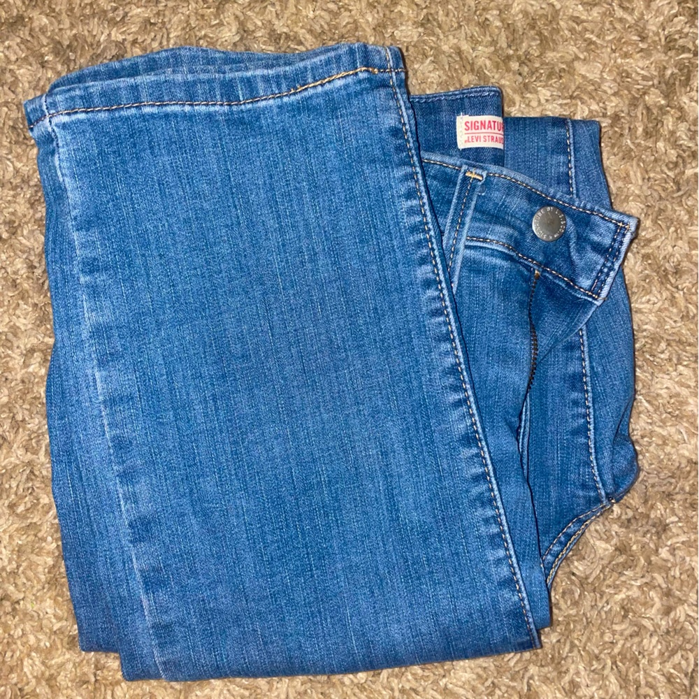 High Rise Straight Jeans